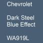 Preview: Chevrolet, Dark Steel Blue Effect, WA919L.